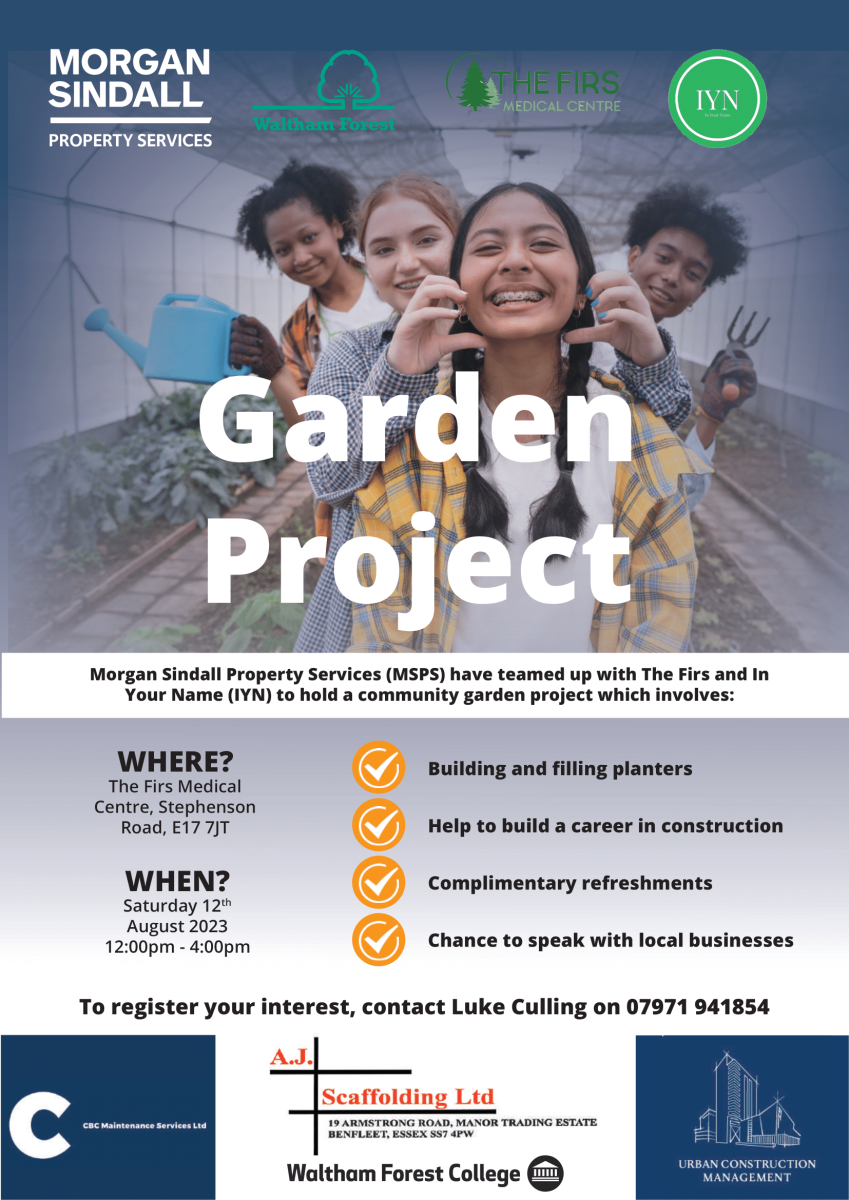 Morgan Sindall x Firs Community Project Day!